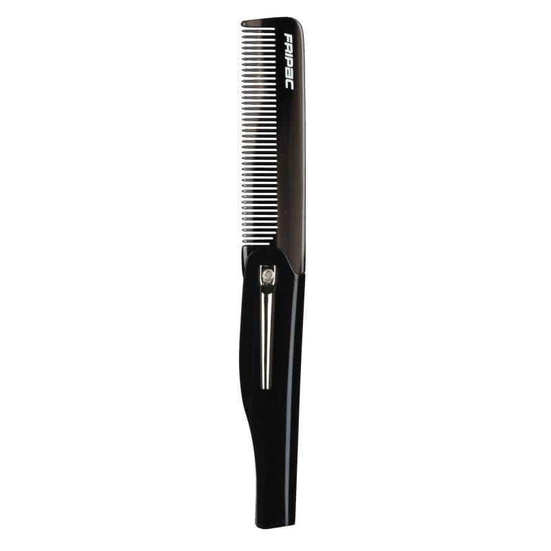 Fripac Bart-Taschenkamm Klappbar Mit Clip (16,5 Cm)