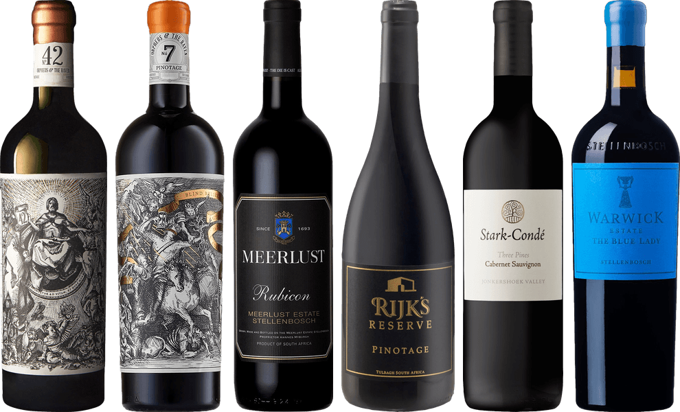 Südafrika  Rotwein Premium Verkostungsset