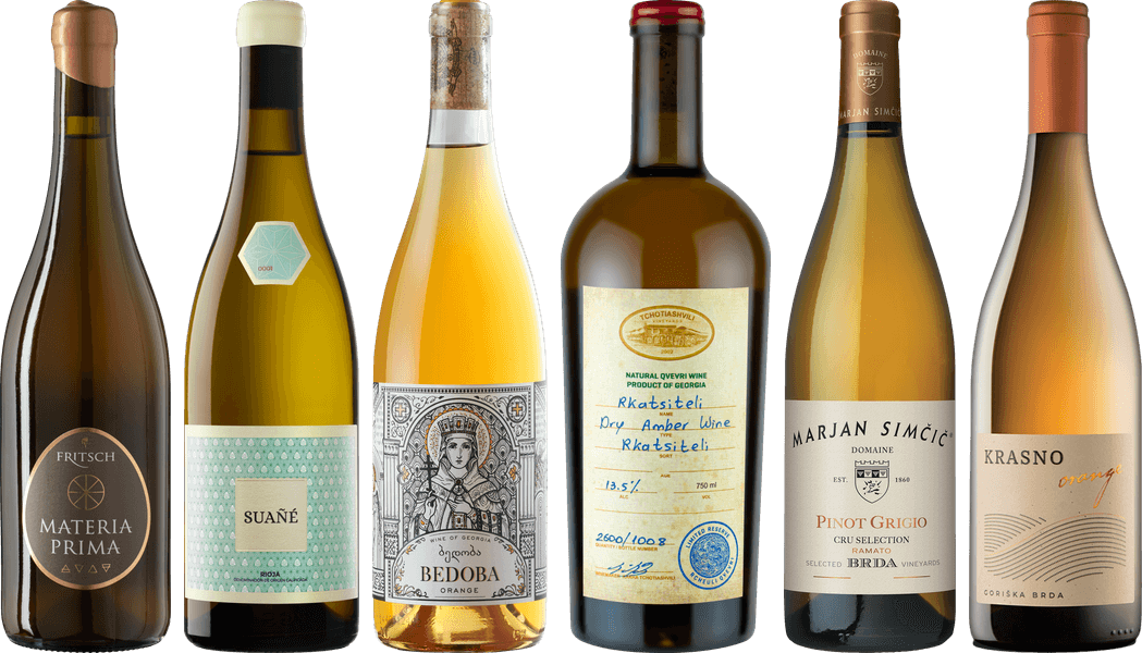 Orange Wein Premium Verkostungsset