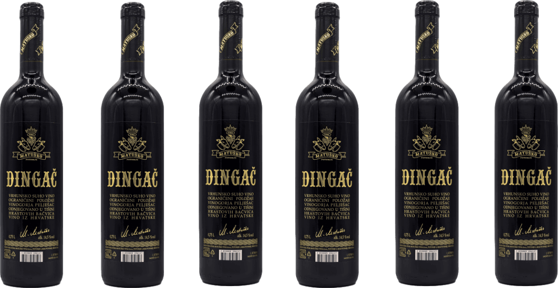 Matusko Dingac 2021 6 Flaschenset