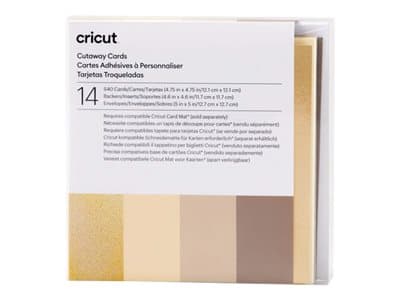 Cricut Cut-Away Cards Neutrals S40 (P)