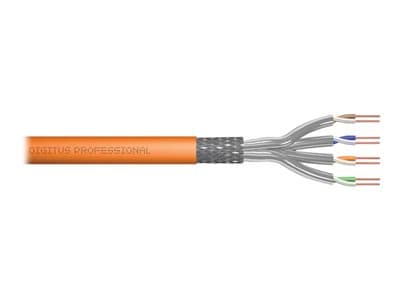Digitus Cat.7 S/Ftp Verlegekabel, 100m, Simplex,100m,Orange