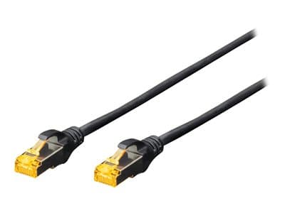 Digitus Cat 6a S/Ftp Patchkabel, 0,25m, Schwarz