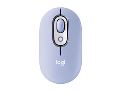 Logi Pop Mouse With Emoji - Lilac
