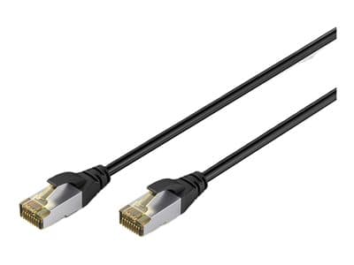 Digitus Cat 6a S/Ftp Outdoor-Patchkabel, 10 Stück, 2m, Schw.