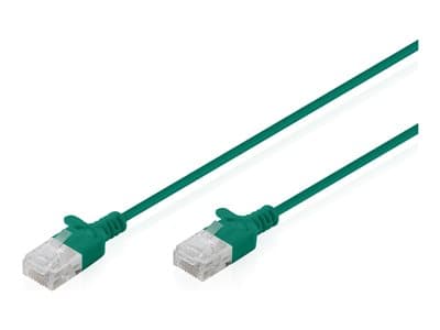 Digitus Patchkabel Cat 6 U-Utp Slim 0,3m Grün 10 Stück