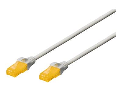 Digitus Patchkabel Rj45 U/Utp Cat6a 1.00m Grau O. Hebelschu Polybeutel