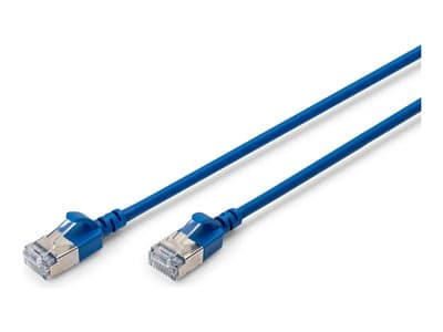 Digitus Patchkabel Cat 6a F/Ftp Slim 1,50m Blau 10 Stück