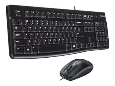 Logi Mk120 Corded Desktop Black Usb (Us)