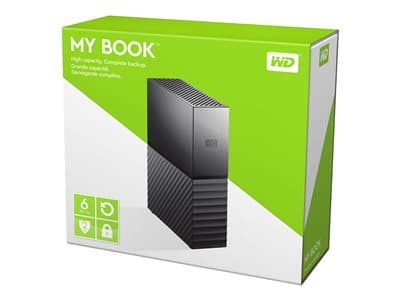 Wd 8.9cm 6.0tb Usb3.2 Mybook Schwarz Extern Retail