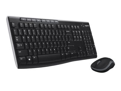Logi Mk270 Wireless Combo Black Usb(Fra)