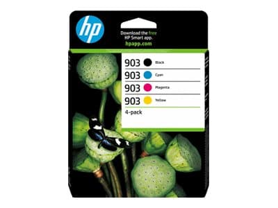 Hp 903 Cmyk Original Ink Cart 4-Pack