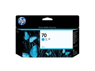 Hp 70 Tinte Cyan 130 Ml Vivera