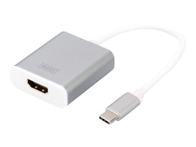 Digitus Adapter Usb3.0/C -> Hdmi 4k Silb./Weiß Ag9310