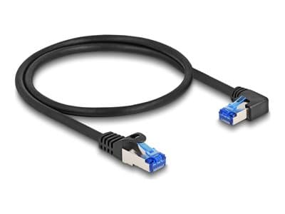 Delock Rj45 Netzwerkkabel Cat.6a S, 0,5m Schwarz