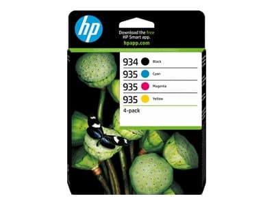Hp 934 Black / 935 Cmy Ink Cartridge 4-P
