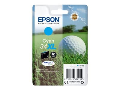 Epson 2lb Singlepack 34xl Cyan