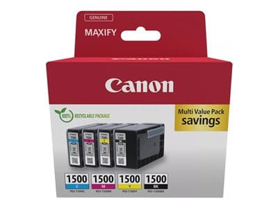 Canon Pgi-1500 Ink Cartridge Bk/C/M/Y