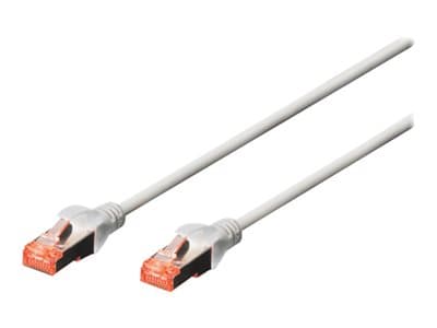 Digitus Cat 6 S/Ftp Patchkabel, 10 Stück, 0,25m, Grau