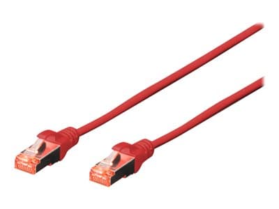 Digitus Cat 6 S/Ftp Patchkabel, 10 Stück, 3m, Rot