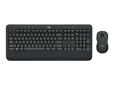 Logitech Advanced Mk545 Tastatur Maus Enthalten Büro Rf Wireless Qwerty Us International Schwarz