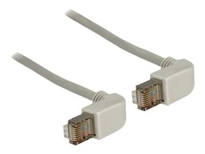 Delock Patchkabel Gewinkelt Rj45 S/Ftp Cat5e 0.50m Grau