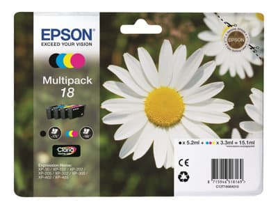 Epson 3lb 18 Ink Cartridge 4-Pack