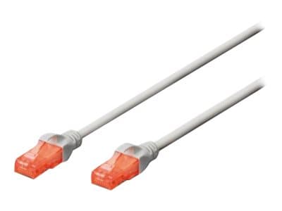 Digitus Patchkabel Cat6 U/Utp 2xrj45 5.0m Grau Hebelschutz Polybeutel