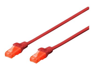 Digitus Cat 6 U/Utp Patchkabel - Lszh, 0,25m, Rot