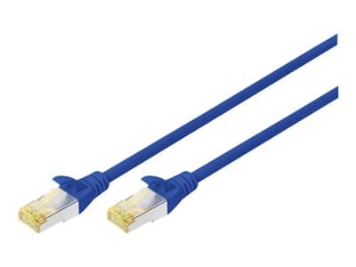 Digitus Cat 6a S/Ftp Patchkabel, 10 Stück, 0,25m, Blau