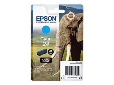 Epson 1lb Ink Singlepack Cyan 24