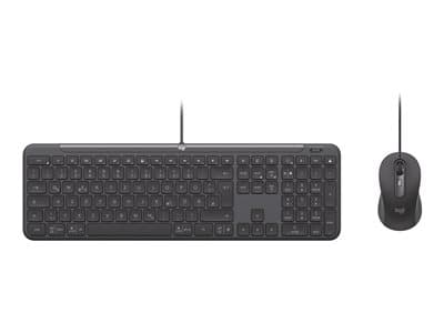 Logitech Usb-C Keyboard+Mouse Mk620 Combo F. Business Black Retail