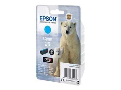 Epson 1lb 26 Ink Cartridge Cyan