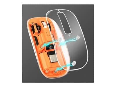 Mh Transparente Usb-A Funkmaus 4t Orange