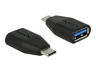 Delock Usb3.1 Adapter A -> C Bu/St Schwarz