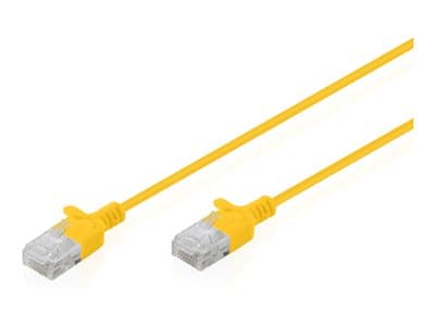 Digitus Patchkabel Cat 6 U-Utp Slim 0,5m Gelb 10 Stück
