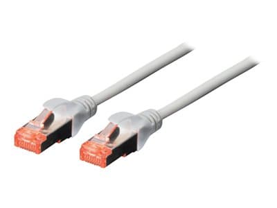Digitus Patchkabel Cat6 S/Ftp 2xrj45 15.0m Grau Hebelschutz Polybeutel