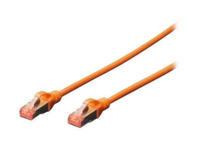 Digitus Patchkabel Cat6 S/Ftp 2xrj45 0.5m Oran Hebelschuzu Polybeutel