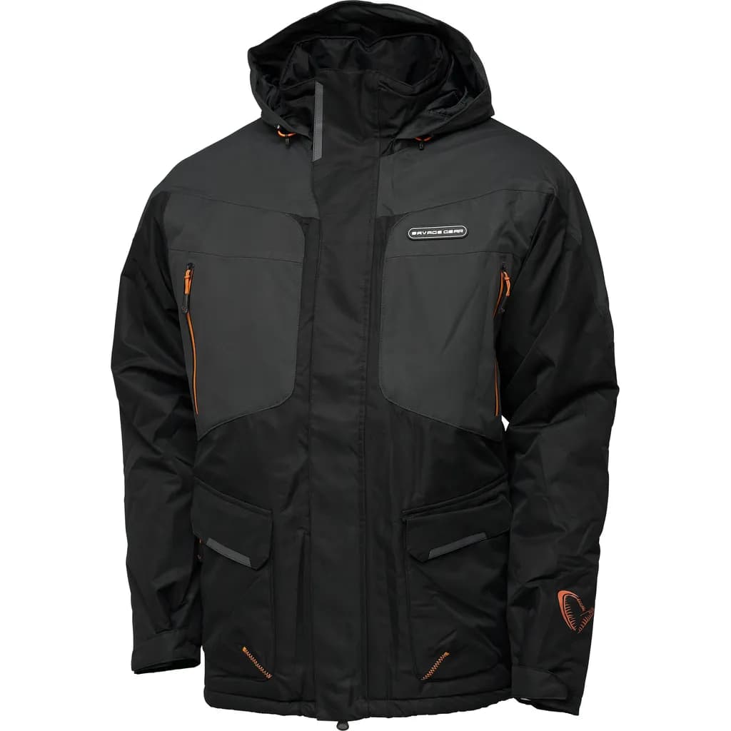 Savage Gear Heatlite Thermo Jacket Xl Black Ink/Grey