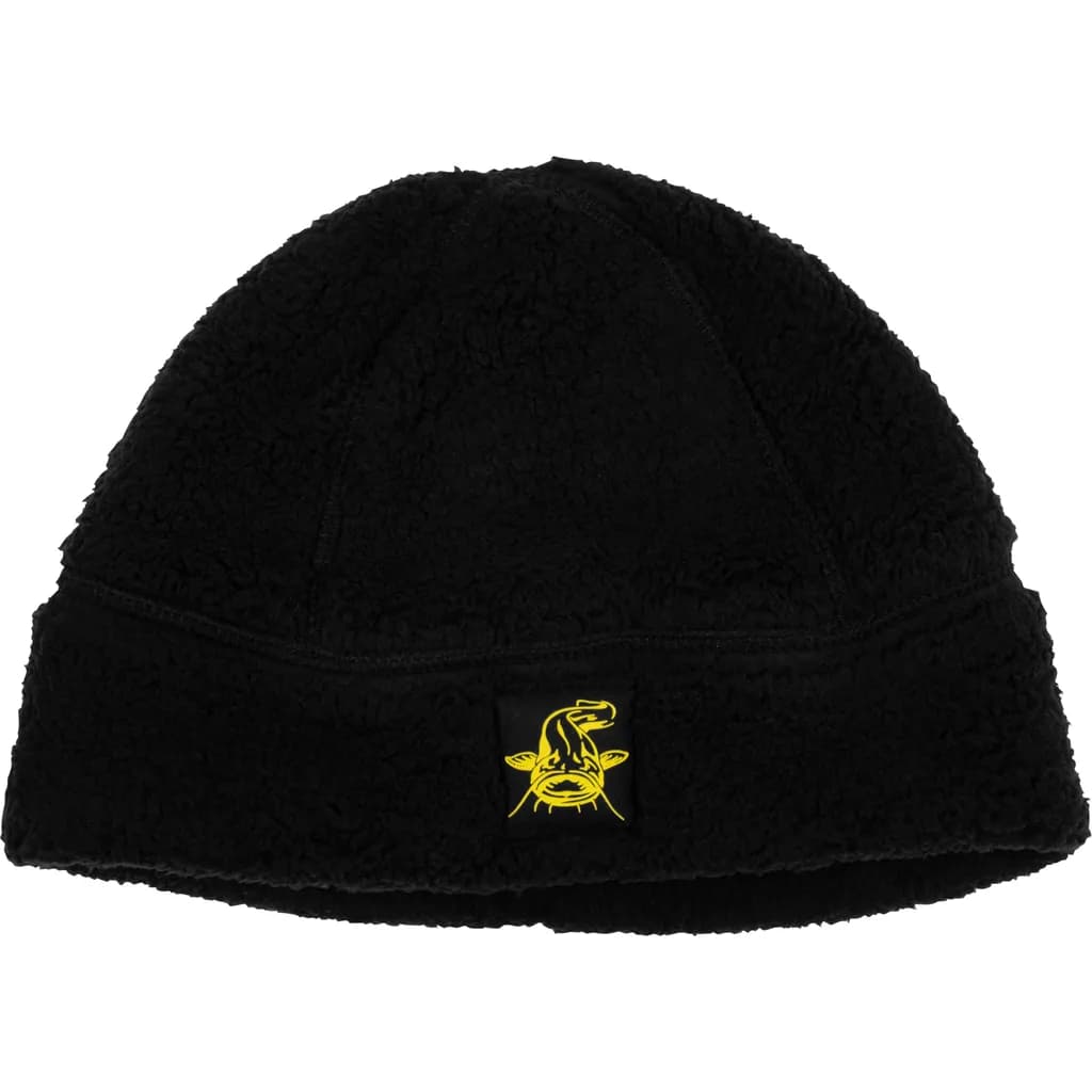 Black Cat Fleece Beanie Black, Einheitsgröße