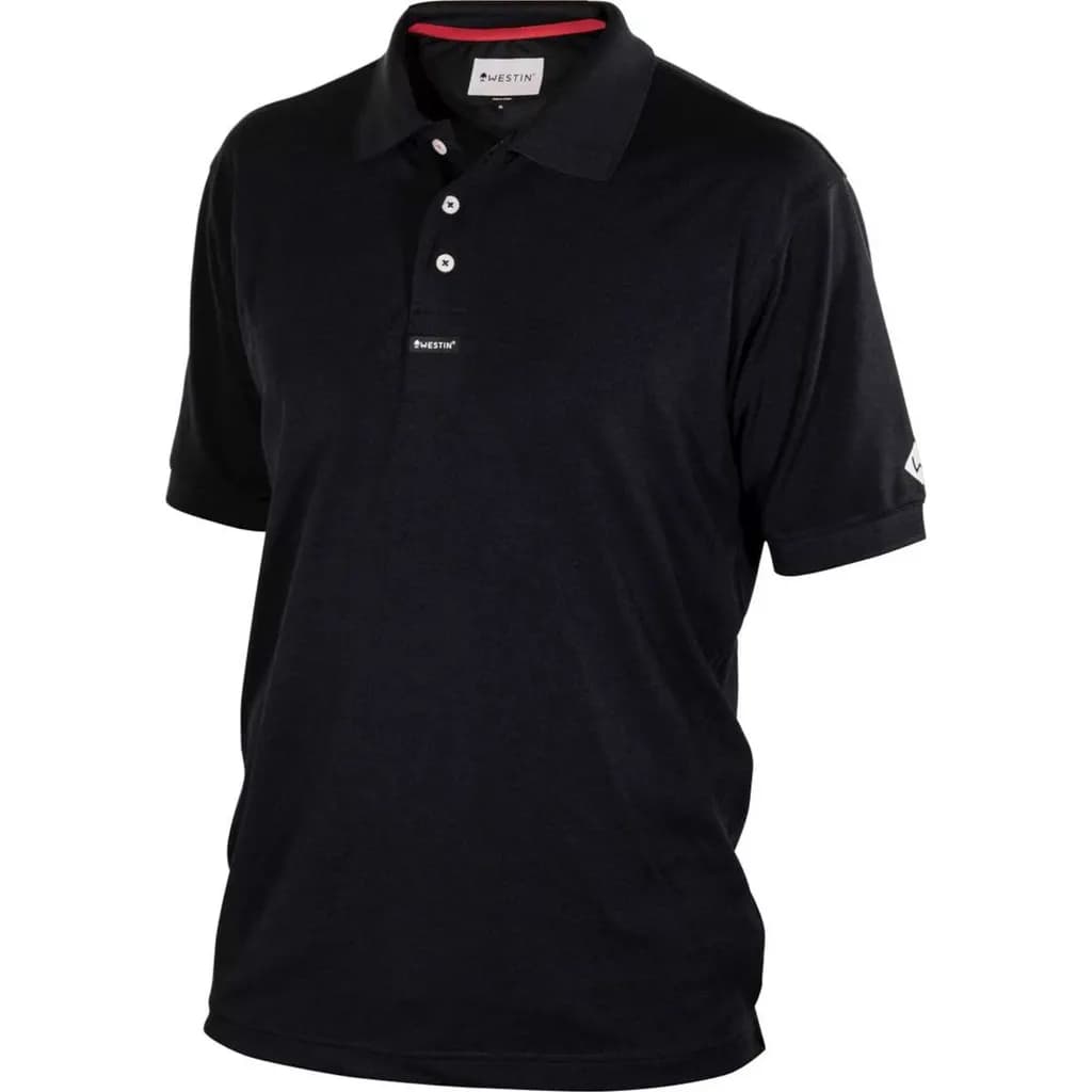 Westin Dry Polo Shirt Black Angelshirt Xl