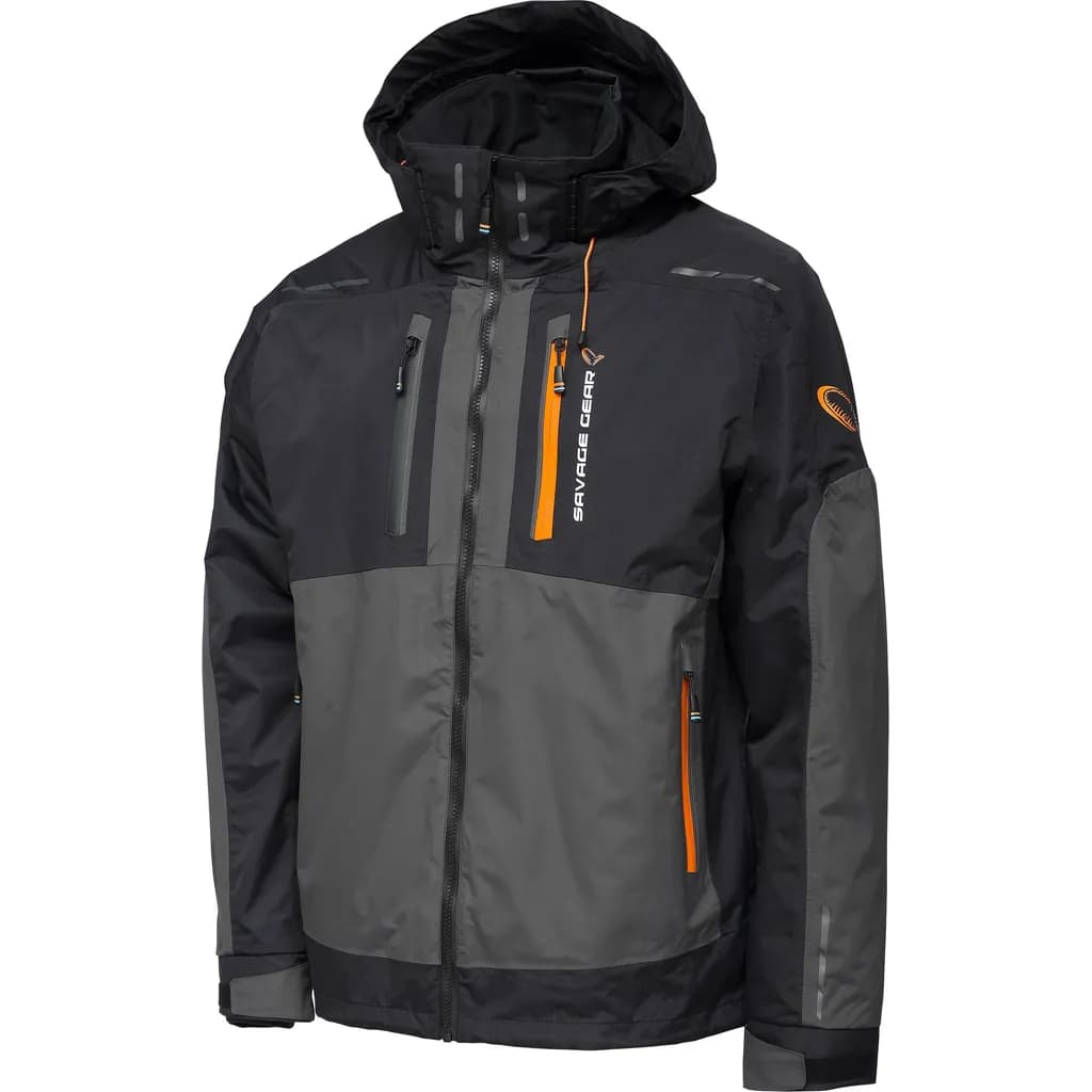 Savage Gear Wp Performance Jacket L Black Ink/Grey