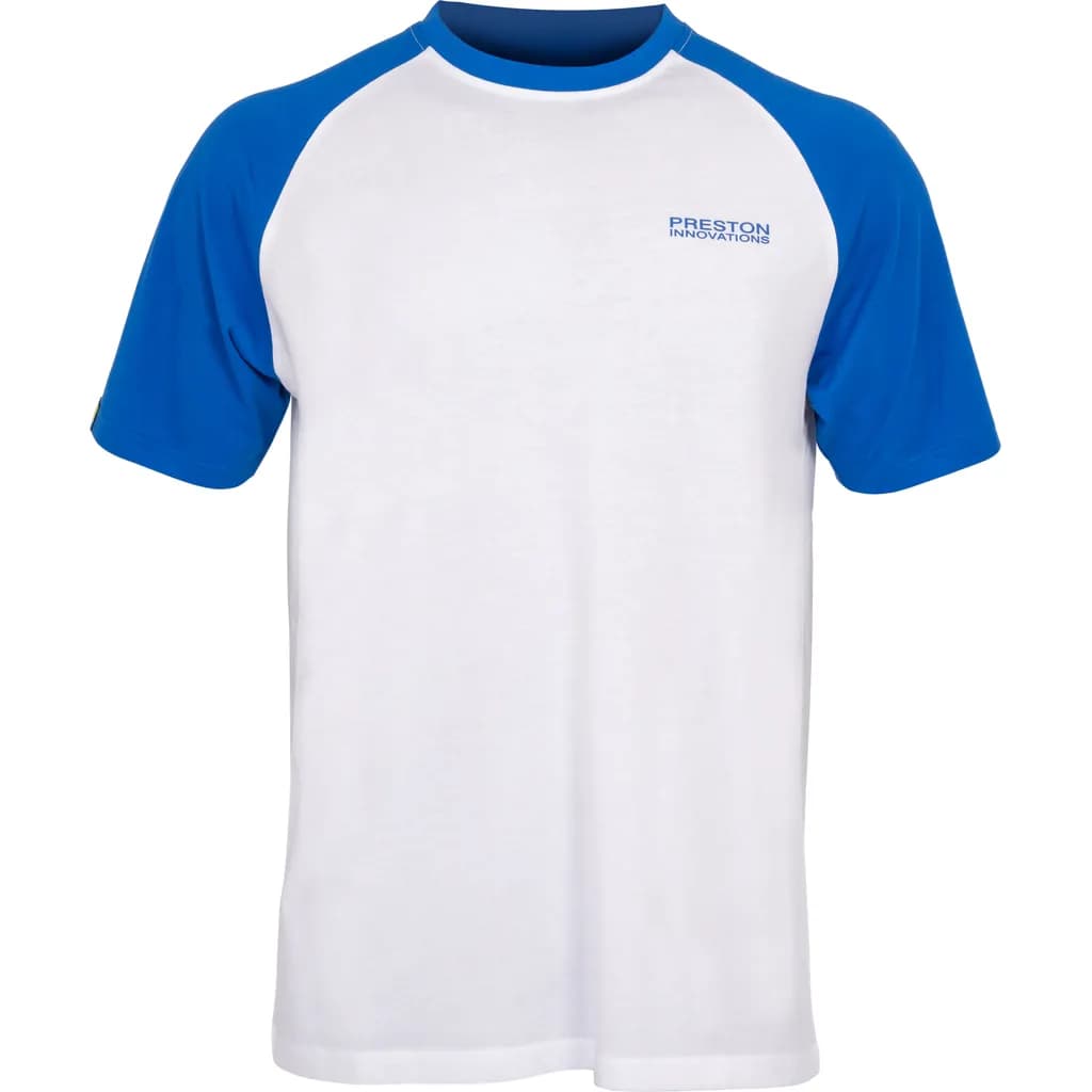 Preston Lightweight White Raglan T-Shirt Xxxxl