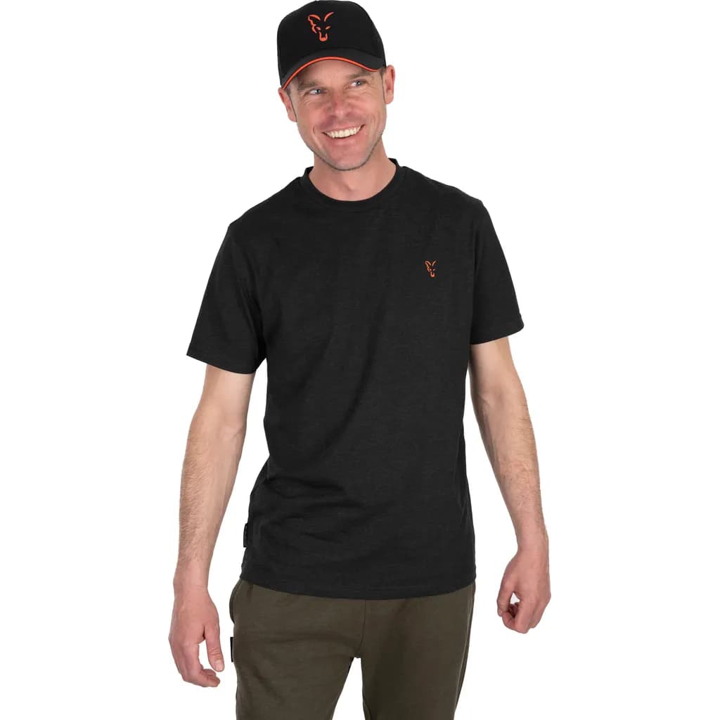 Fox Collection T Black/Orange T-Shirt 3xl