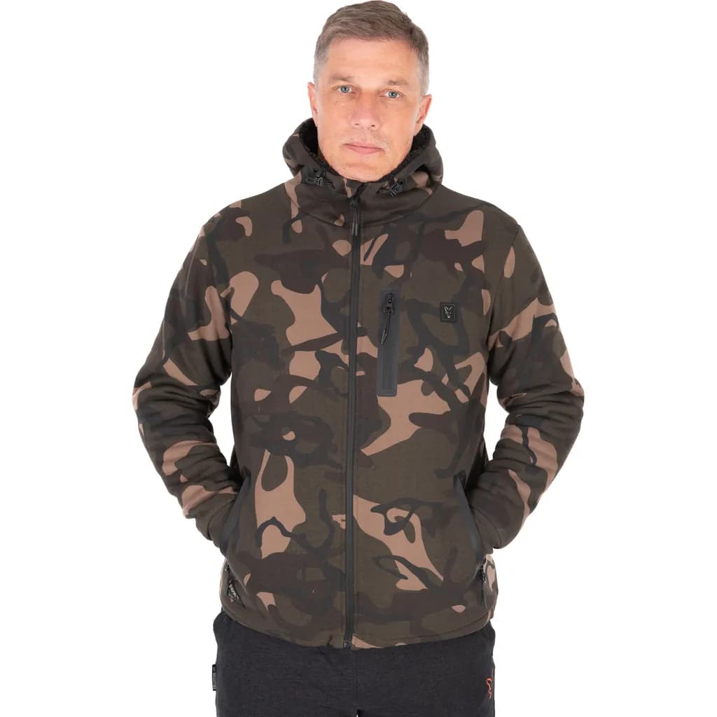 Fox Camo Full Zip Prem Sherpa 310 Hoodie Xl