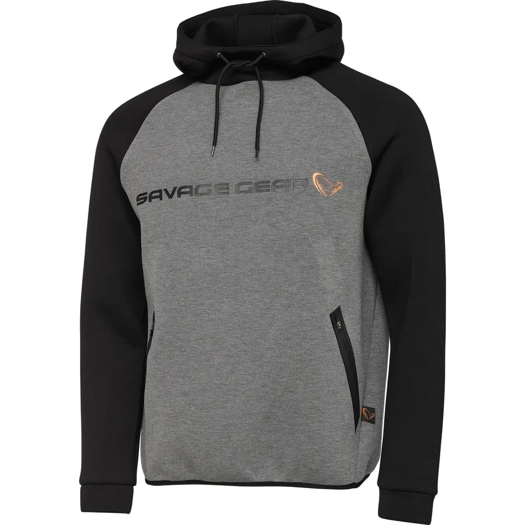 Savage Gear Tec-Foam Hoodie S Dark Grey Melange