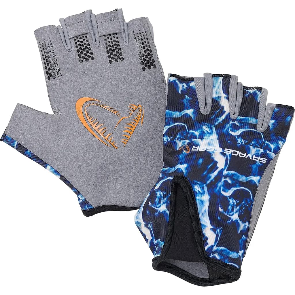 Savage Gear Marine Half Glove Xl Sea Blue