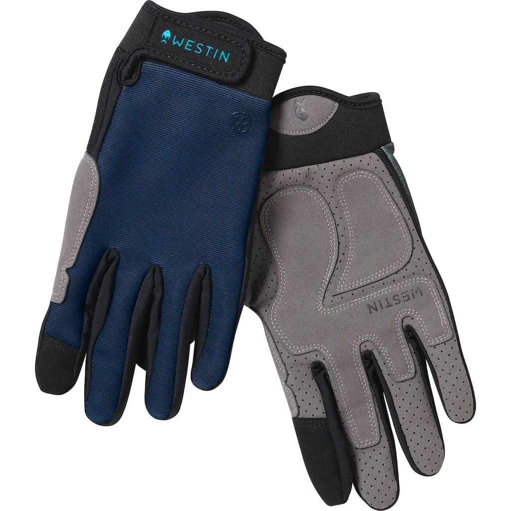 Westin Drip Upf Glove L Petrol Blue