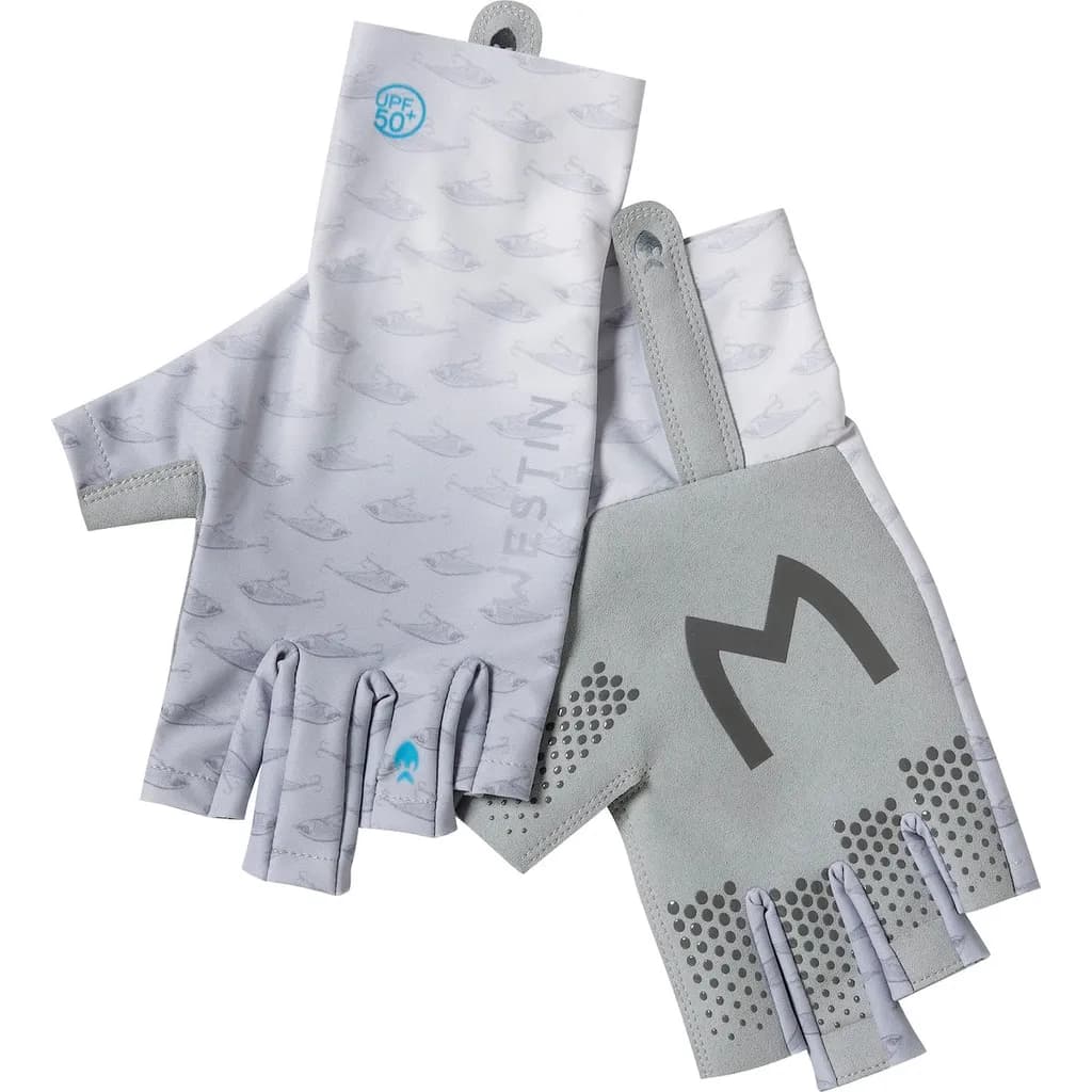 Westin Solar Upf Half Finger Glove L Grey