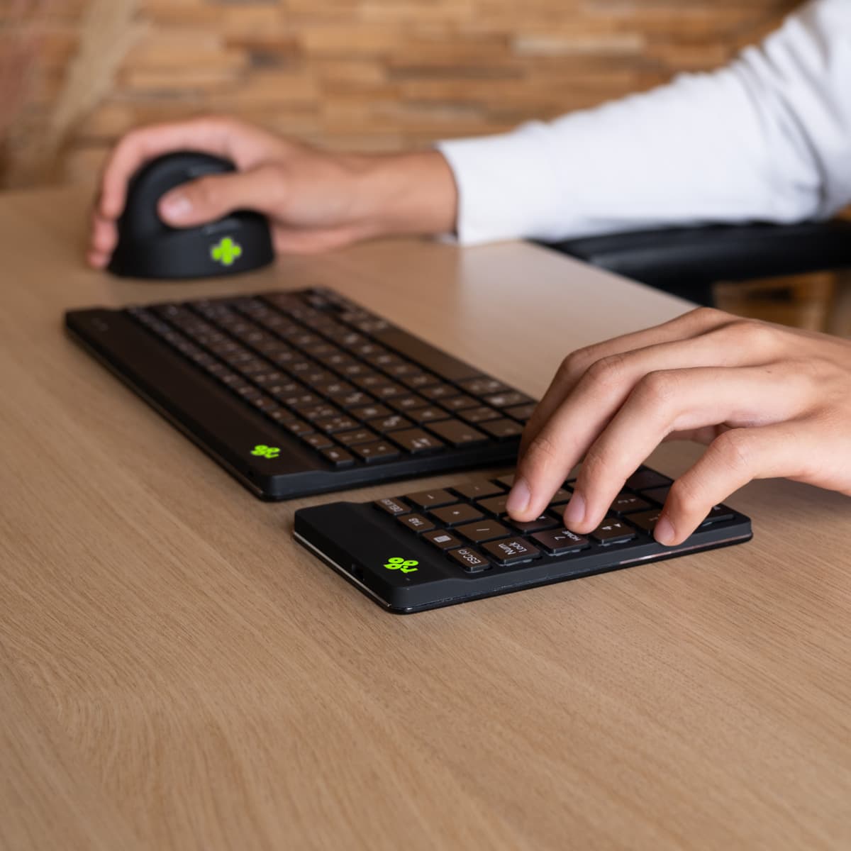 R-Go Nummernblock Numpad Break Kabellos Schwarz